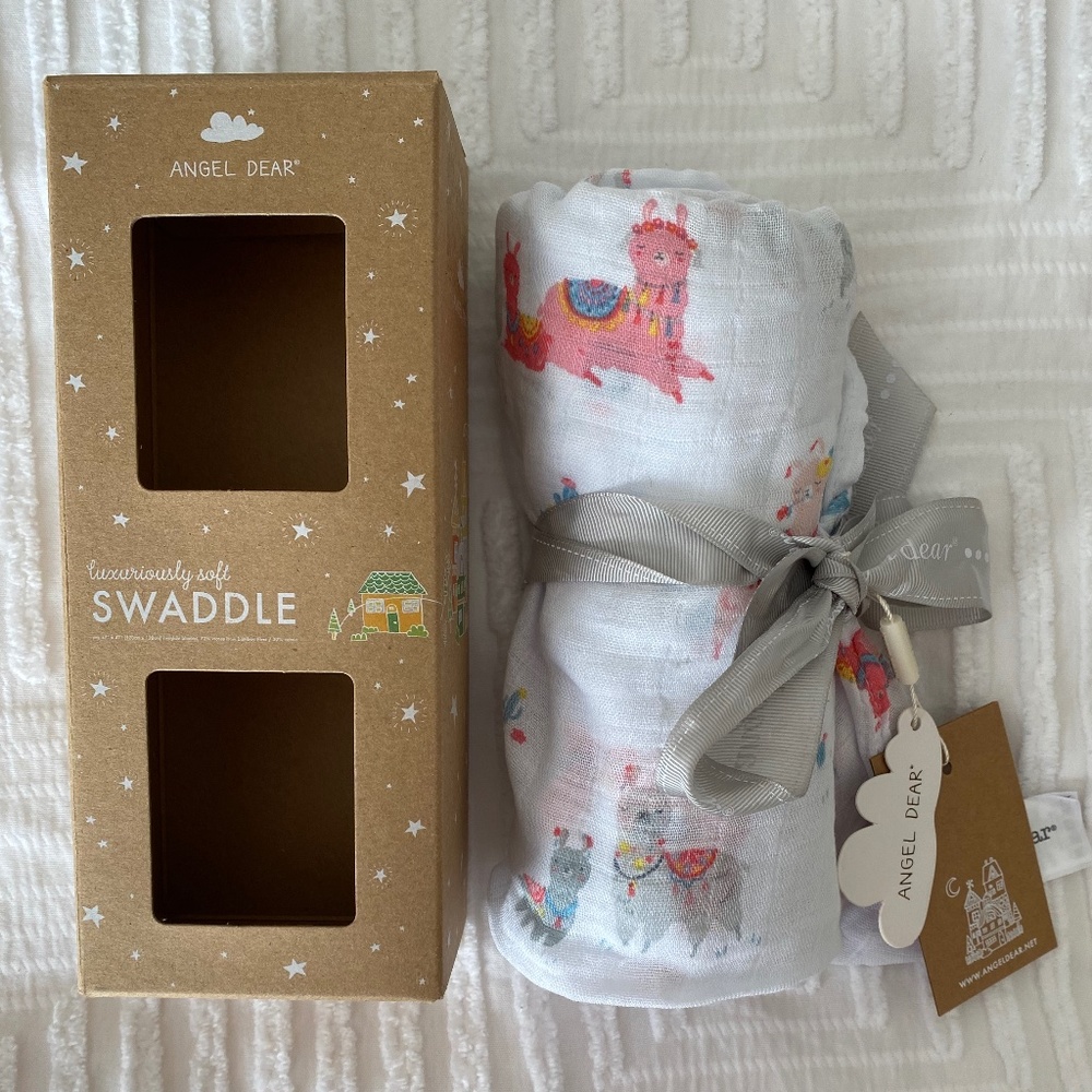 NWT Angel Dear Swaddle Blanket
